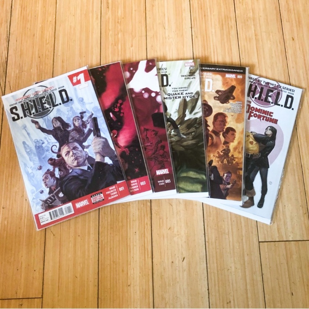 Marvel Agents of S.H.I.E.L.D. 12 comic set